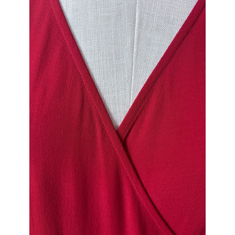 Eileen Fisher - NWOT Silk Georgette Crepe Wrap Dress Size XS - Picture 7 of 8
